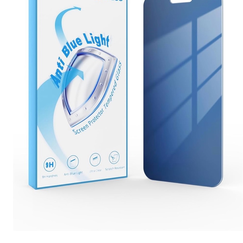 iPhone 16 Pro Max- Anti blue light Tempered Glass Screen Protector